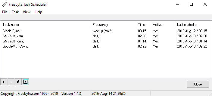 Freebyte Task Scheduler